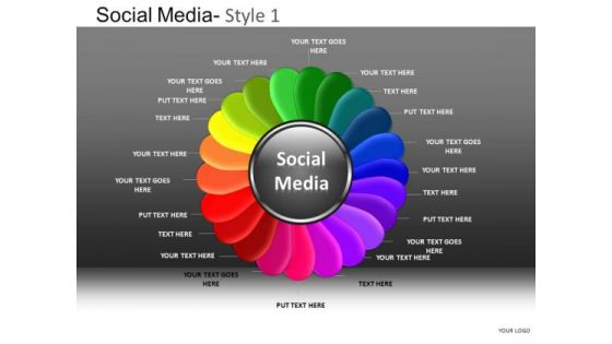 PowerPoint Slides Corporate Strategy Social Media Ppt Slide Designs