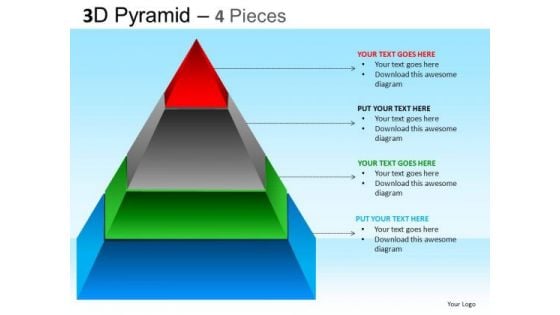 PowerPoint Slides Corporate Teamwork Pyramid Ppt Themes