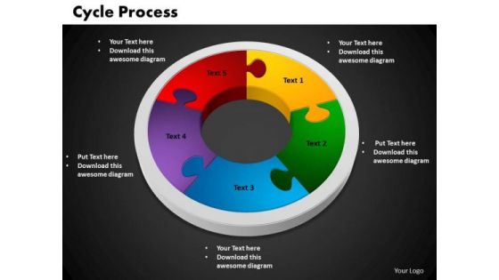 PowerPoint Slides Cycle Process Chart Ppt Template