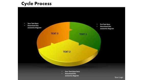 PowerPoint Slides Cycle Process Success Ppt Backgrounds