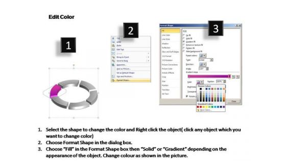 PowerPoint Slides Diagram Ring Process Ppt Presentation