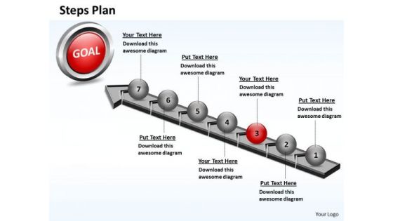 PowerPoint Slides Diagram Steps Plan 7 Stages Style 4 Ppt Design