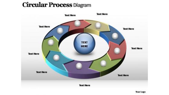 PowerPoint Slides Download Circular Process Ppt Presentation