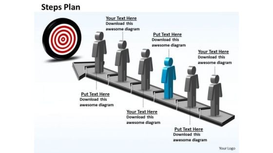 PowerPoint Slides Download Steps Plan 6 Stages Style 6 Ppt Template