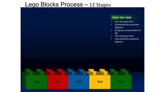 PowerPoint Slides Editable Lego Blocks Ppt Theme