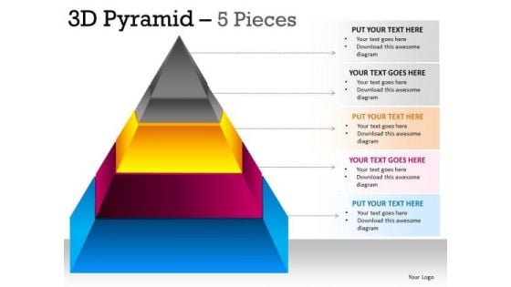 PowerPoint Slides Editable Pyramid Ppt Template