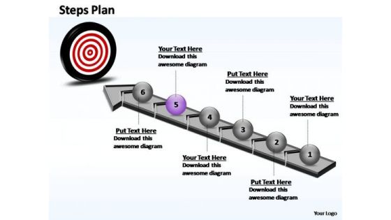 PowerPoint Slides Editable Steps Plan Ppt Slides