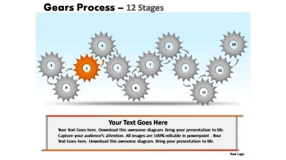 PowerPoint Slides Education Gears Ppt Themes