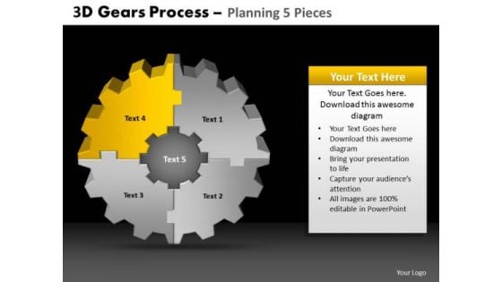 PowerPoint Slides Education Gears Process Ppt Designs