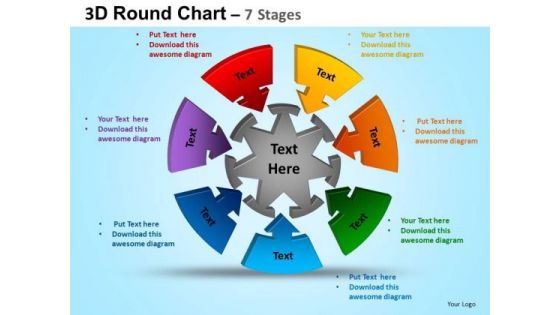 PowerPoint Slides Education Round Process Flow Chart Ppt Design