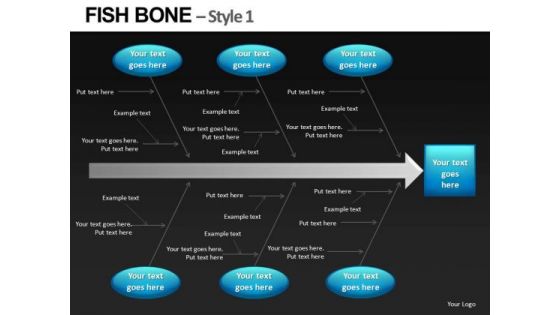 PowerPoint Slides Fishbone Diagrams Templates