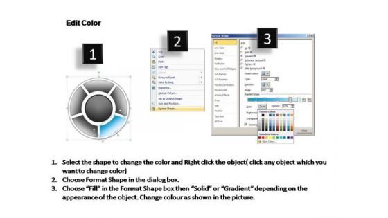 PowerPoint Slides Global Circular Process Ppt Design