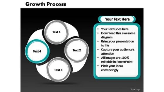 PowerPoint Slides Global Cycle Process Ppt Templates