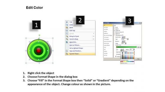PowerPoint Slides Graphic Core Diagram Ppt Templates
