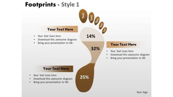 PowerPoint Slides Graphic Footprints Ppt Layout