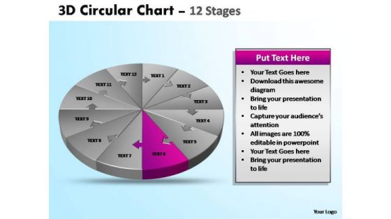 PowerPoint Slides Growth Circular Ppt Process