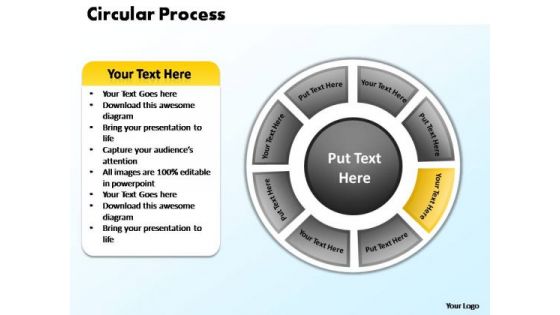 PowerPoint Slides Growth Circular Process Ppt Presentation