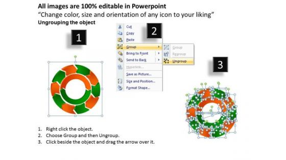 PowerPoint Slides Growth Pie Chart Ppt Templates