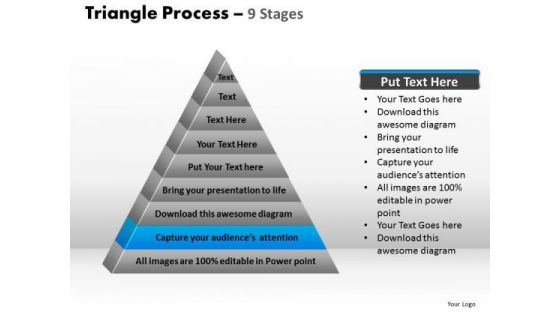 PowerPoint Slides Growth Triangle Process Ppt Template