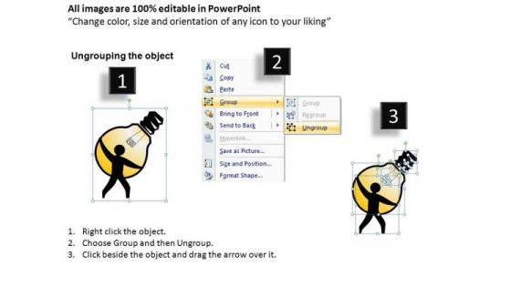 PowerPoint Slides Idea Teamwork Business Plan Ppt Process
