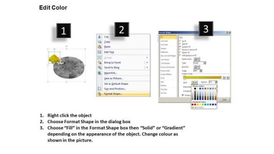 PowerPoint Slides Image Pie Chart Puzzle Process Ppt Slidelayout