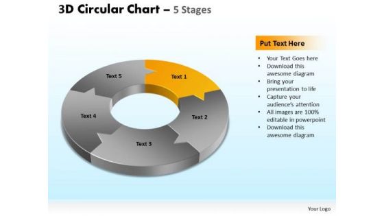 PowerPoint Slides Leadership Circular Chart Ppt Backgrounds