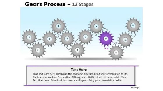 PowerPoint Slides Leadership Gears Ppt Slides