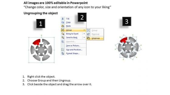 PowerPoint Slides Leadership Round Process Flow Chart Ppt Slide Designs