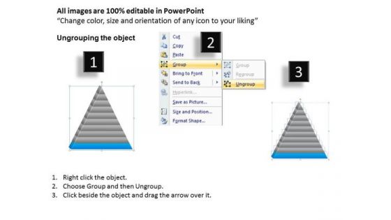 PowerPoint Slides Leadership Triangle Process Ppt Backgrounds