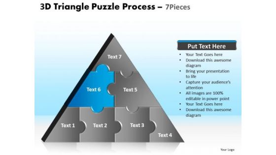 PowerPoint Slides Leadership Triangle Puzzle Ppt Themes