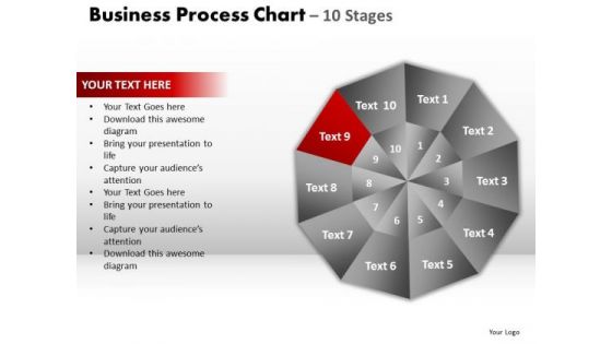 PowerPoint Slides Marketing Circular Quadrant Ppt Backgrounds