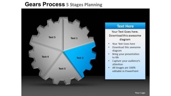 PowerPoint Slides Marketing Gears Process Ppt Designs