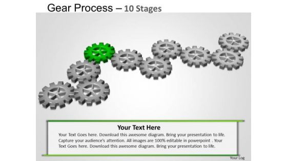 PowerPoint Slides Marketing Gears Process Ppt Template