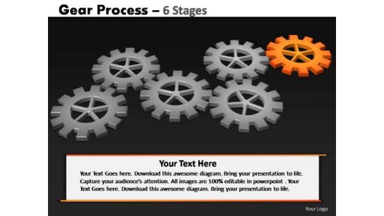 PowerPoint Slides Marketing Gears Process Ppt Themes