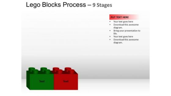 PowerPoint Slides Marketing Lego Blocks Ppt Slides