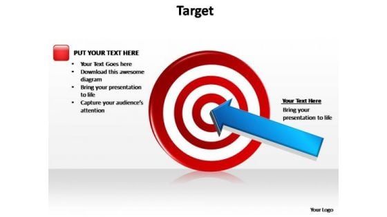 PowerPoint Slides Marketing Target Ppt Presentation Designs