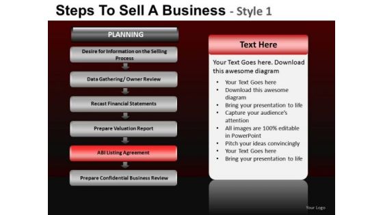 PowerPoint Slides On Steps To Sell A Business Ppt Diagram Templates PowerPoint Slides On Steps To Sell A Business Ppt Diagram Templates