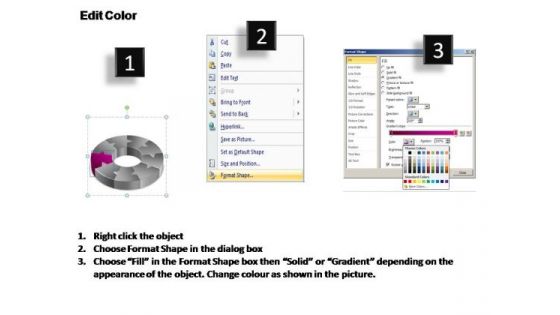 PowerPoint Slides Process Circular Chart Ppt Backgrounds