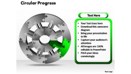 PowerPoint Slides Process Circular Ppt Themes