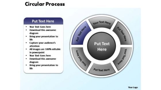 PowerPoint Slides Process Circular Process Ppt Themes