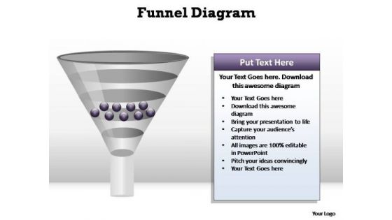 PowerPoint Slides Process Funnel Diagram Ppt Slide Designs