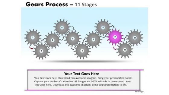 PowerPoint Slides Process Gears Ppt Theme