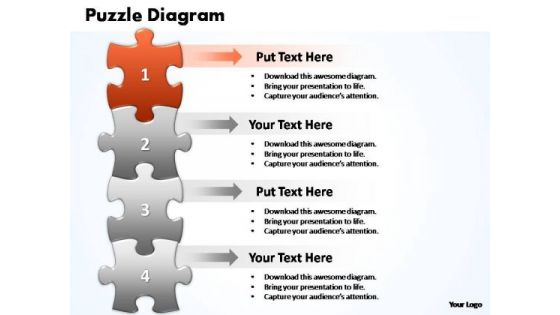 PowerPoint Slides Process Puzzle Piece Ppt Design