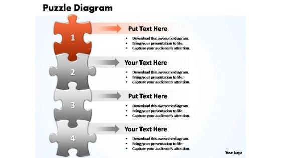 PowerPoint Slides Process Puzzle Piece Ppt Design