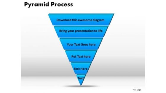 PowerPoint Slides Pyramid Process Business Ppt Slide