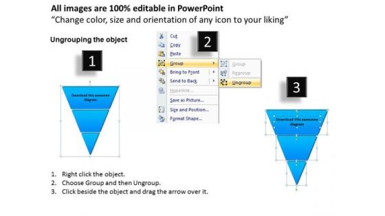 PowerPoint Slides Pyramid Process Marketing Ppt Slides