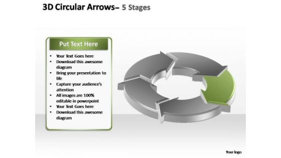 PowerPoint Slides Sales Circular Arrows Ppt Slide Designs