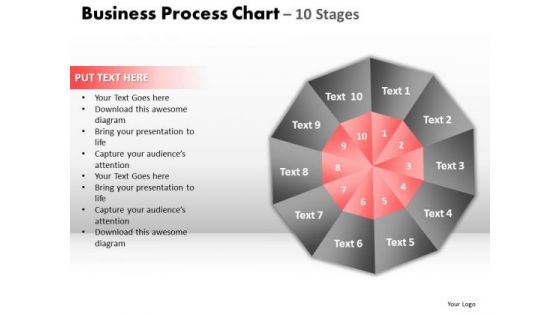 PowerPoint Slides Sales Circular Quadrant Ppt Themes
