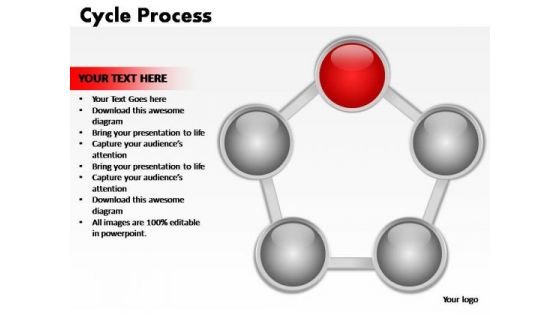 PowerPoint Slides Sales Cycle Process Ppt Designs