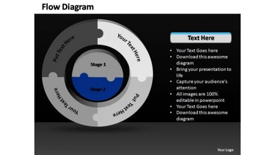 PowerPoint Slides Strategy Business 3d Circular Flow Ppt Designs